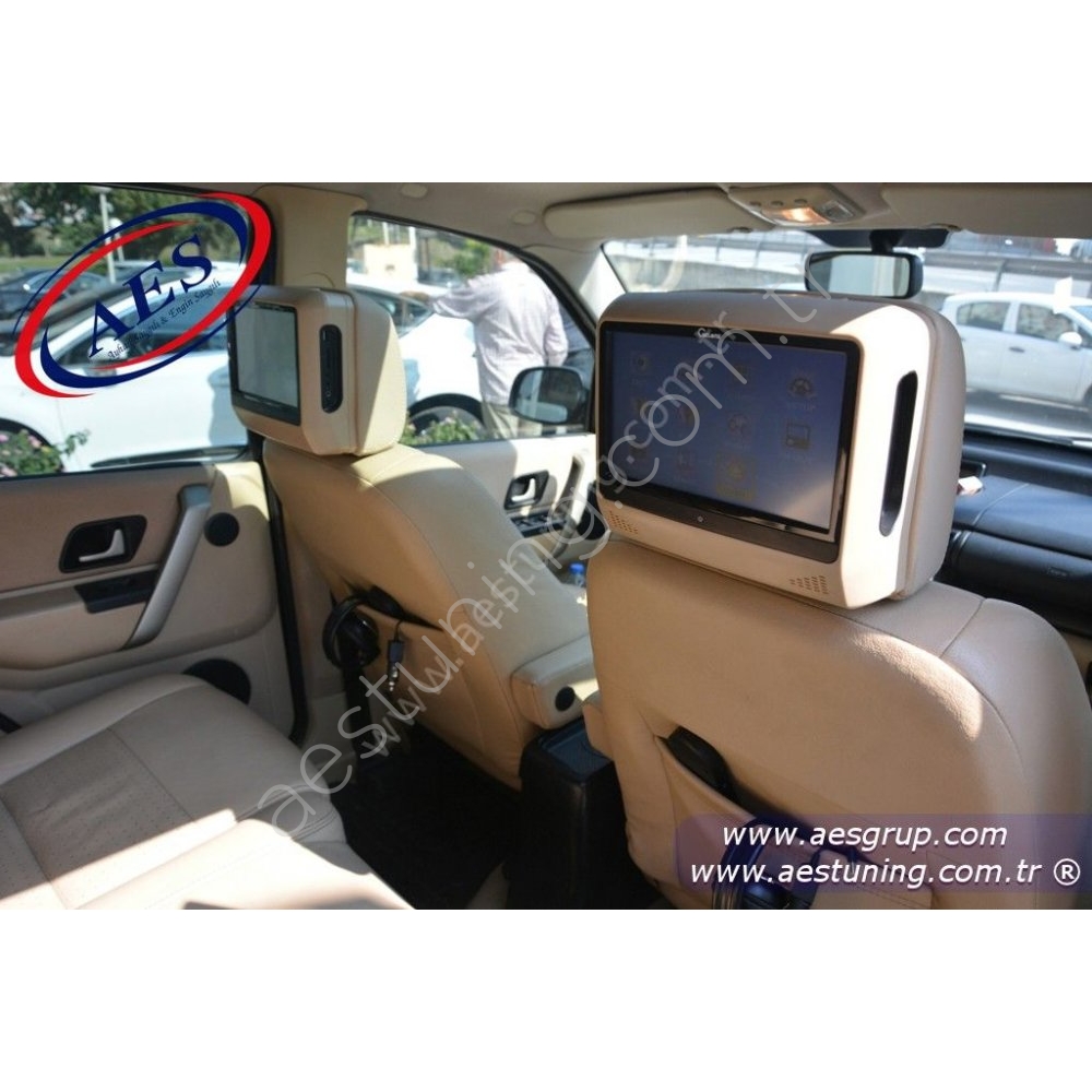 land rover freelander cyclone multimedia monitorlu koltuk basligi 8 inc fiyati taksit secenekleri